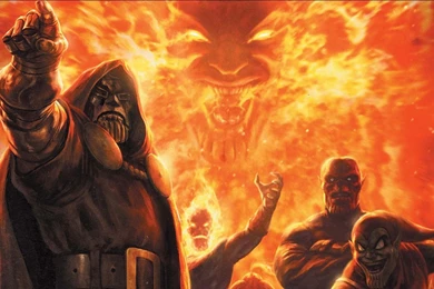 Comics New Avengers Dr. Doom Green Goblin Mephisto Wallpapers