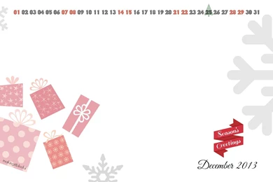 Desktop Wallpapers Calendar – December 2013