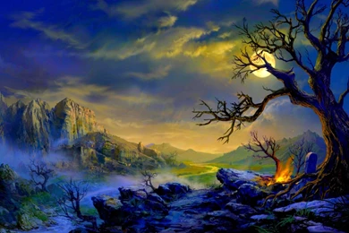 Fantasy Landscape Art Artwork Nature Scenery Wallpapers