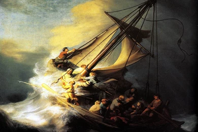 My Free Wallpapers   Artistic Wallpapers : Rembrandt   Christ In ...