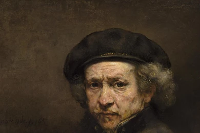 Artwork Self Portrait Traditional Art Beret Rembrandt Wallpapers ...