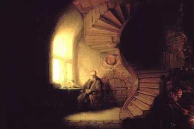 Rembrandt Philosopher In Meditation Wallpapers Download