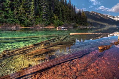 Unusual Photo Of A Mountain Stream HD Desktop Wallpapers