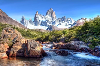 Frozen Mountain Stream