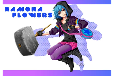 Scottpilgrimramonaflowers   DeviantArt