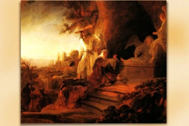 My Free Wallpapers   Artistic Wallpapers : Rembrandt   The Risen Christ