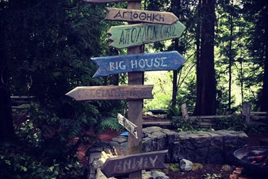 Camp Half Blood Set Pictures