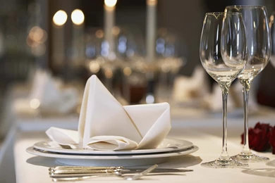 Download Wallpapers 1920x1080 Desk, Restaurant, Wine Glasses ...