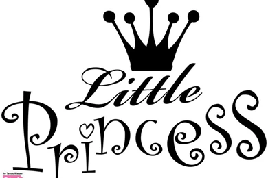 Wall Sticker Little Princess   Beiwanda.co.uk