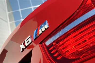 Red BMW X6 M Logo Desktop Wallpapers