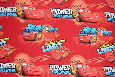 Disney Cars McQueen Built 4 Speed Fabric