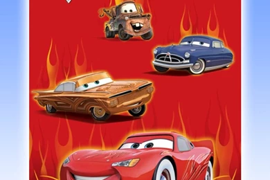 122x152cm Disney Pixar Cars Plastic Wall Decoration