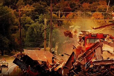 UNSTOPPABLE Action Thriller Train Locomotive Wallpapers