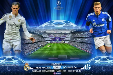 UCL 2014 2015 Real Madrid Vs Schalke 04 Champions League HD Wallpapers