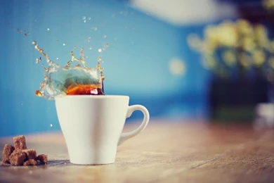 Cup Tea Splash Photo HD Wallpapers   FreeWallsUp
