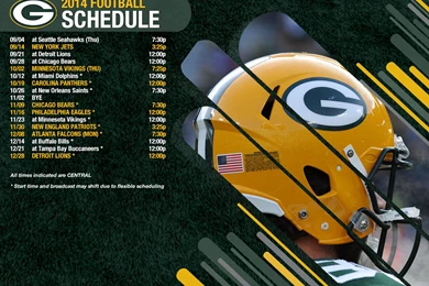 Green Bay Packers Wallpapers Schedule