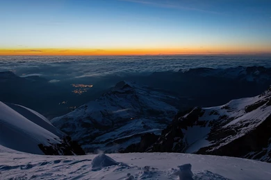 The Bernese Alps From Jungfraujoch Railway Station In Switzerland ...