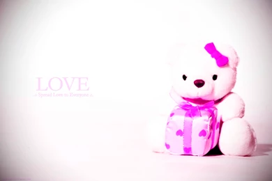 Pink Teddy Bear Wallpapers Cute love teddy bear pink