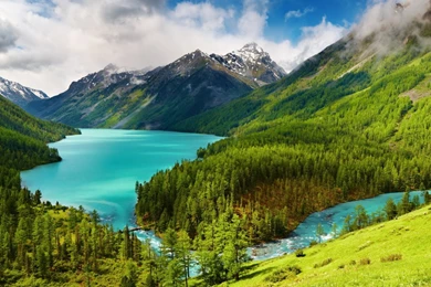 Beautiful Mountain Lakes HD Desktop Wallpapers : High Definition ...