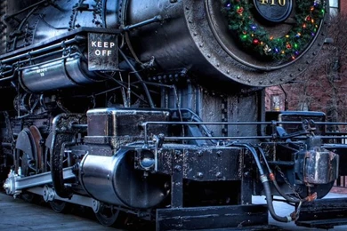 Wallpapers Iphone 5 S Christmas Train 640 X 1136 640 X 1136 ...