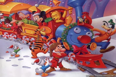 Disney Christmas Wallpapers 3   Crazy Frankenstein