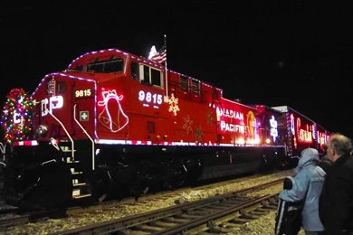 Canadian Pacific Christmas Holiday Train! (2011)   YouTube