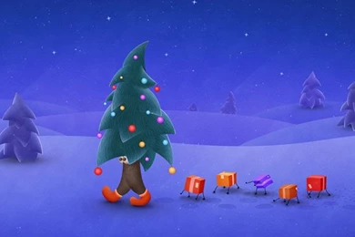 30 Festive Christmas iPad Wallpapers
