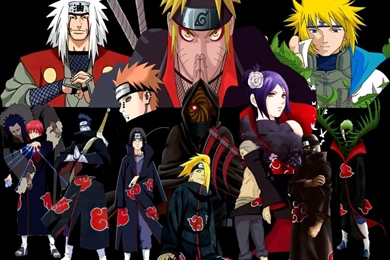Akatsuki And Jiraya Team   Naruto Shippuden 2015   Wallpapers HD