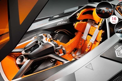 2013 Lamborghini Egoista Concept Interior