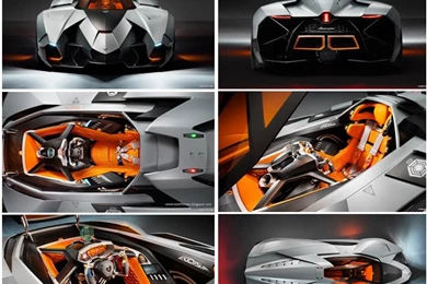 Lamborghini Egoista Concept Theme For Windows 7 And 8