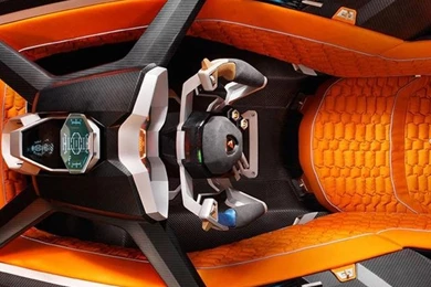 Download Lamborghini Egoista Cockpit Wallpapers For iPhone 4