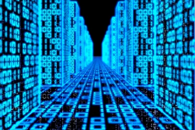 Abstract Binary Code Backgrounds