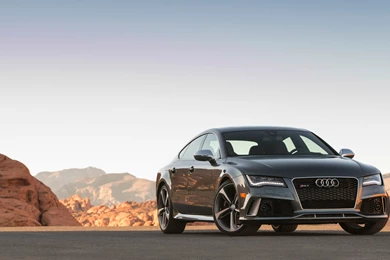 Audi A7 Black 2014   Wallpaper.