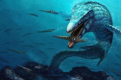 Dinosaurs Wallpapers Page 9: Prehistoric Water Family Dinosaurs ...