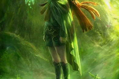 Ocarina Of Time The Legend Of Zelda Elves Artwork Saria 2000x3000 ...