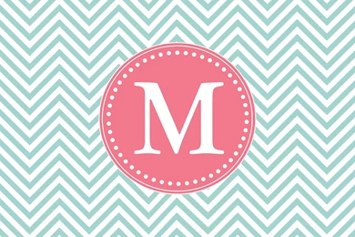 Monogram Chevron Desktop Wallpapers