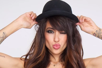 Download Wallpapers 3840x1200 Alie Layus, Hat, Corset, Cute Dual ...