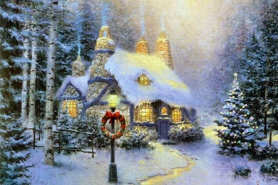 Download Wallpapers, Download 2560x1920 Art Christmas Thomas ...