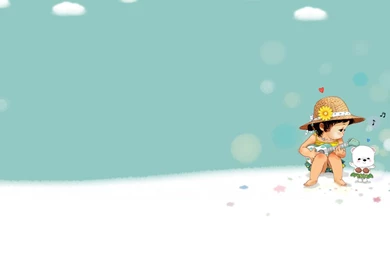 12 Model Cute Boy Cartoon Wallpapers