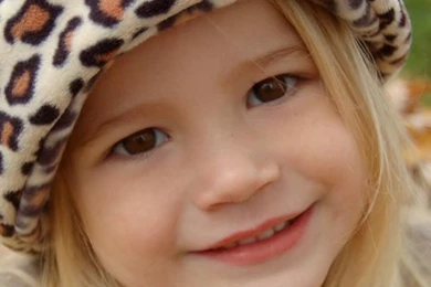 Beautiful Faced & Golden Haired Baby Girl Smile   CuteNewBaby.com