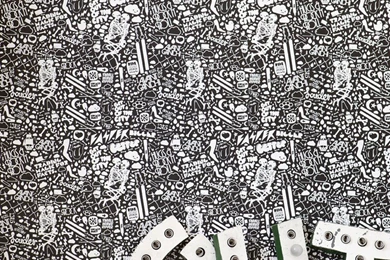 Beautiful Black And White Patterned Home Wallpapers