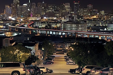 1920x1080 Hd Busy City Night Desk Top Wallpapers