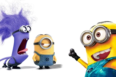 Evil Minion Purple Minion Desktop Wallpapers