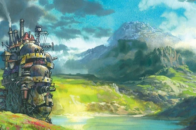 Howls Moving Castle Fantasy Art Artwork HD Wallpapers, Desktop ...