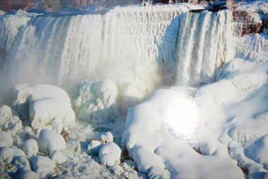 Niagara Falls Beautiful Frozen