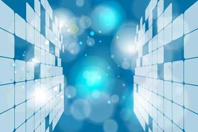 Blue Surreal Squares Backgrounds Vector Art & Graphics