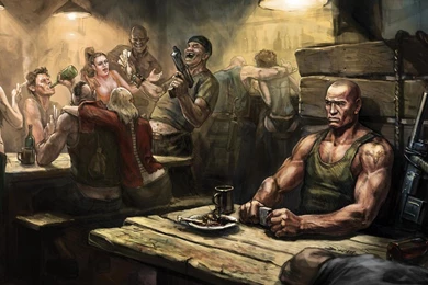 Forever Alone Artwork Painting Pub Weapons Hd Wallpapers (