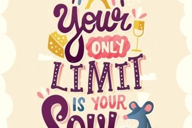 Pixar Quote Posters 6/?: Ratatouille Anyone Can Cook