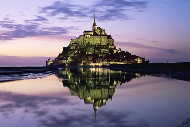 Mont Saint Michel, Normandy, France HD Desktop Wallpapers ...
