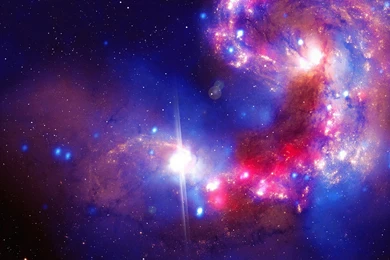 Purple Star Dust Wallpapers